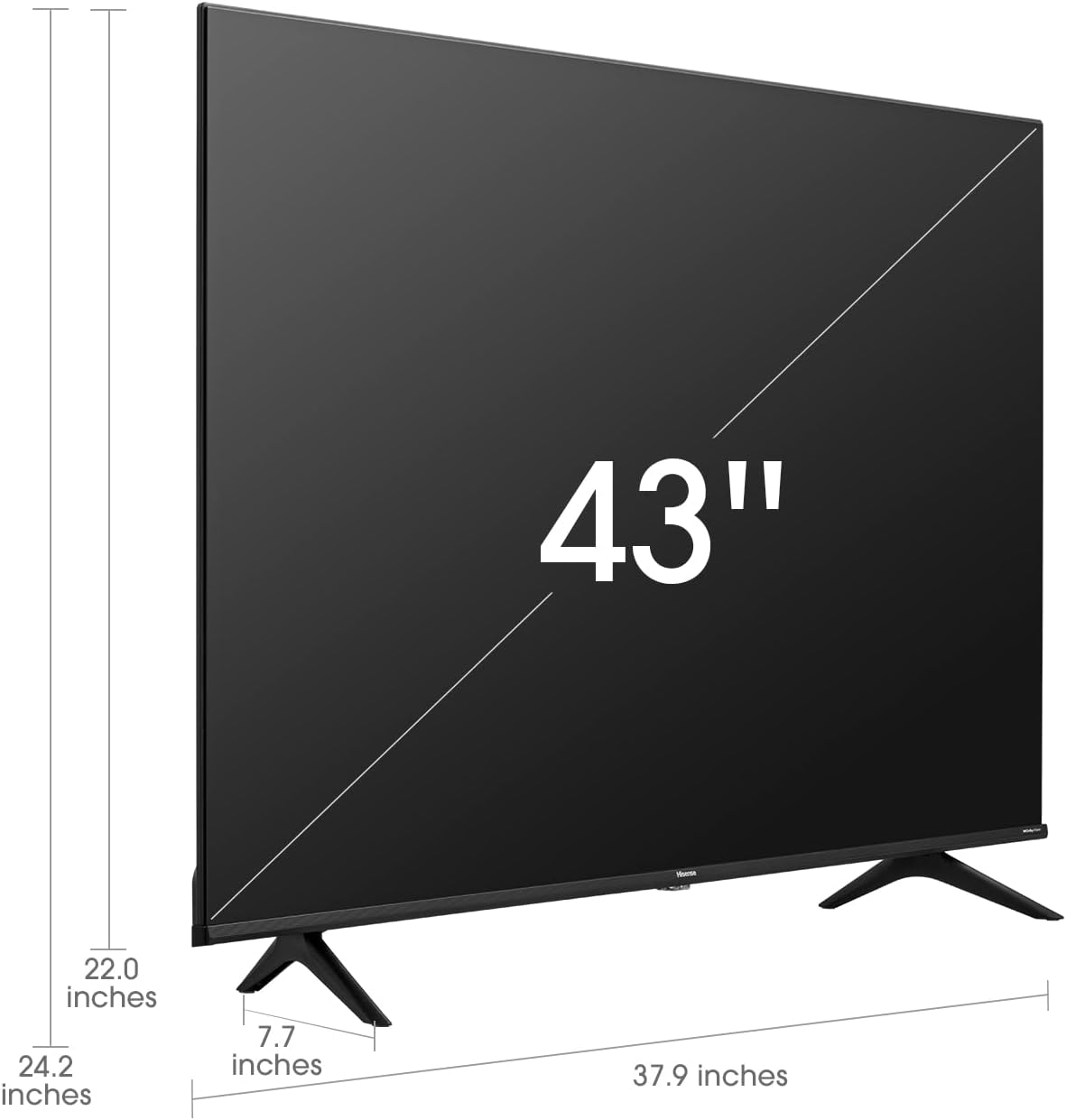 Hisense 43 inch A6K Series Direct LED UHD Smart TV