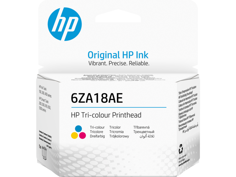 HP 6ZA18AE Tri-color Printhead