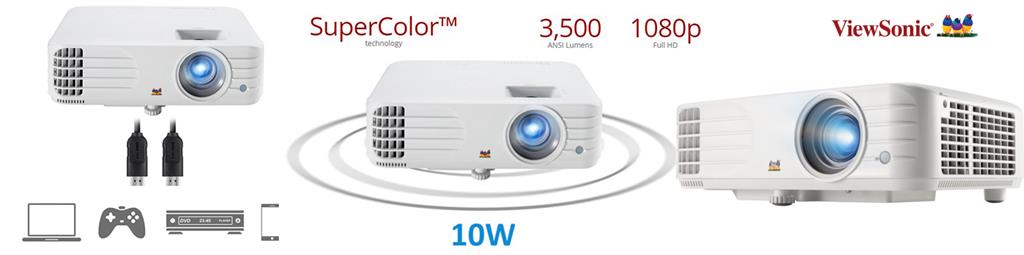 Viewsonic PX701HD 1080p Home and Business DC3 Projector