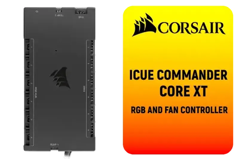 CORSAIR iCUE Commander CORE XT - Digital Fan Speed and RGB Lighting Controller.  6x Fan; 6x RGB