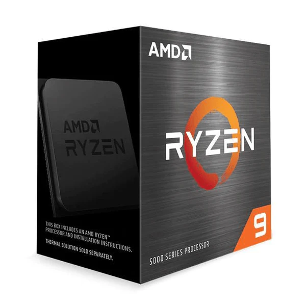 AMD Ryzen 9 5900x 7nm SKT AM4 CPU; 12 Core/24 Thread Base Clock 3.7GHz; Max Boost Clock 4.8GHz ;70 MB Cache;  NO COOLER 