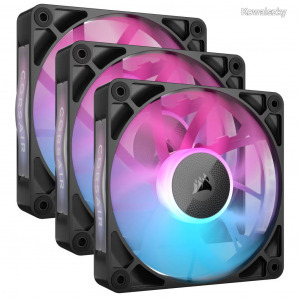 CORSAIR RX RGB Series; iCUE LINK RX120 RGB; 120mm Fan; Triple Pack