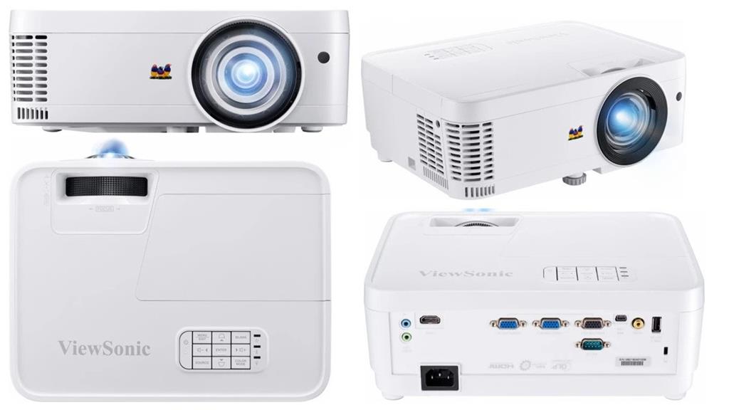 Viewsonic PS502X 1000 ANSI Lumens XGA Short Throw Business Projector