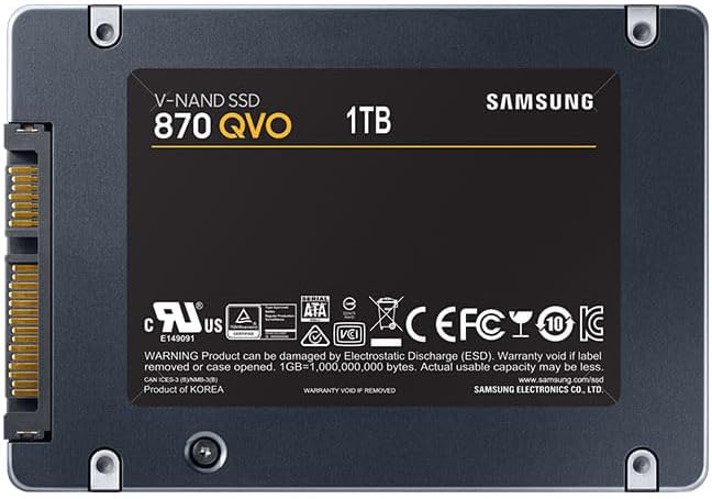 SAMSUNG MZ-77Q2T0BW 2TB 870QVO 2.5'' SSD