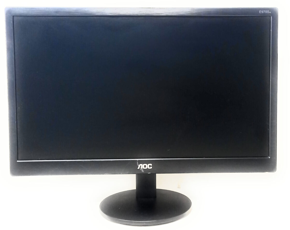 AOC monitor Monitor 18.5'' TN Panel; 1366x768; 16.7 Million colours; VGA; VESA 100x100; Internal Power Supply; 4 Year carry in w