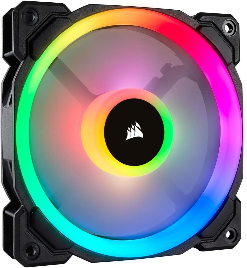 Corsair LL120 RGB 120mm Dual Light Loop RGB LED PWM 600 - 1500 RPM Cooling Fan