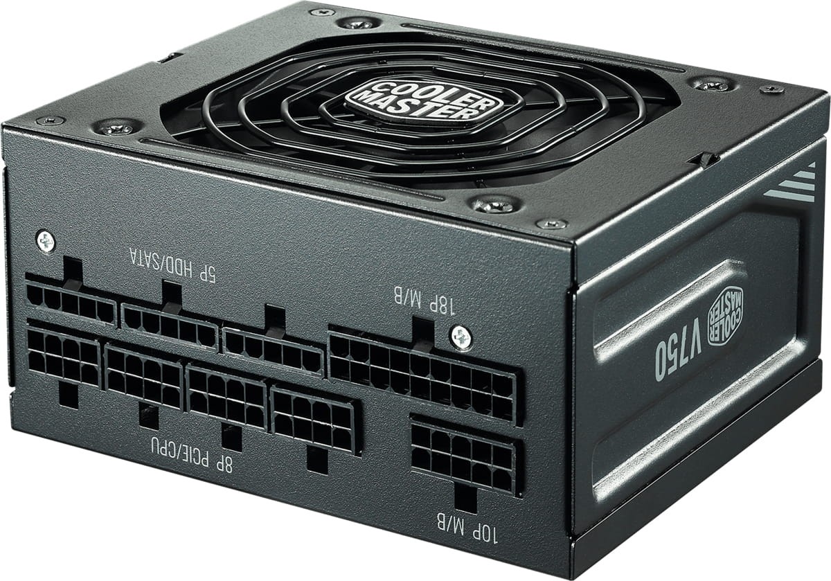 CM PSU V Gold 750W SFX; Fully Modular. Gold Rated; For SFX Chassis; has ATX Bracket included