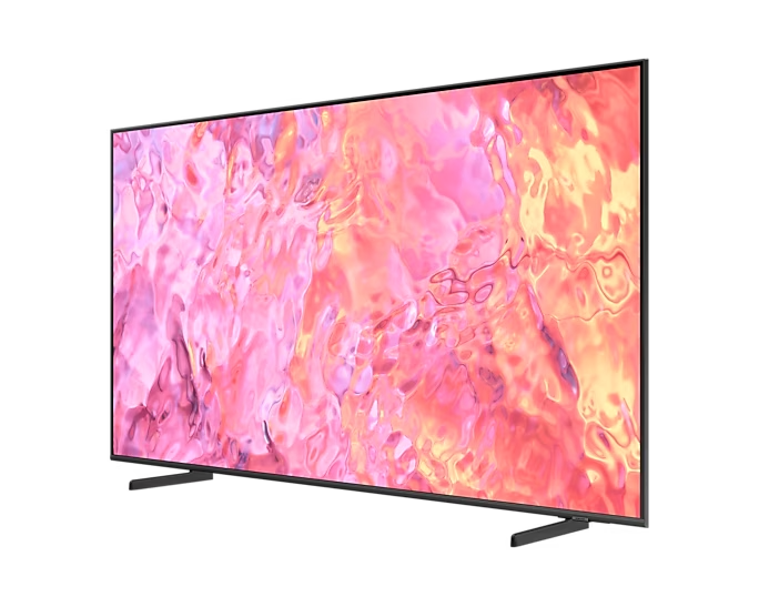 SAMSUNG QA75Q60C 75'' QLED TV; 100% Colour Volume (Quantum Dot); Quantum Processor Lite 4K; Quantum HDR; HDR 10+;Airslim Design;