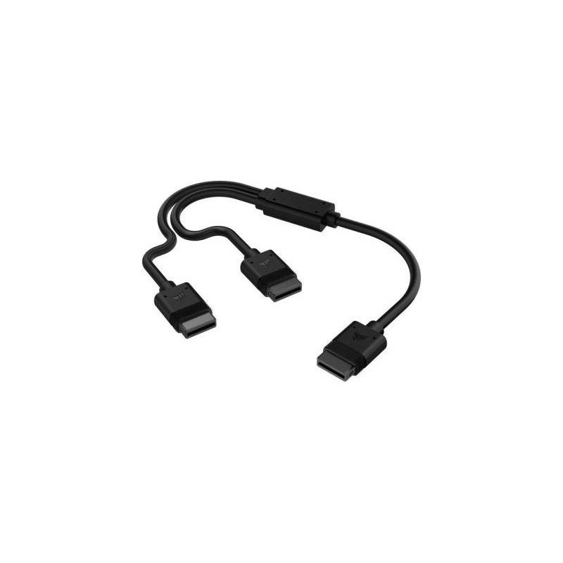 CORSAIR iCUE LINK Cable; 1x 600mm Y-Cable with Straight connectors; Black