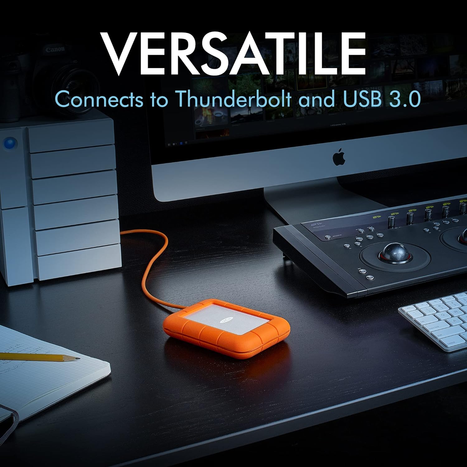 Seagate LaCie 4TB Rugged Mini USB-C; USB3.0; Drop; Crush and Rain Resistant