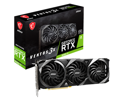 MSI Nvidia GeForce RTX 3060 TI Ventus 3X 8G OC LHR Graphics Card