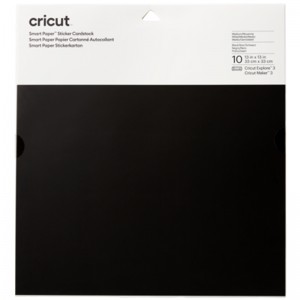 2008316 - Cricut Smart Sticker Cardstock 33x33cm 10 sheets (Black)