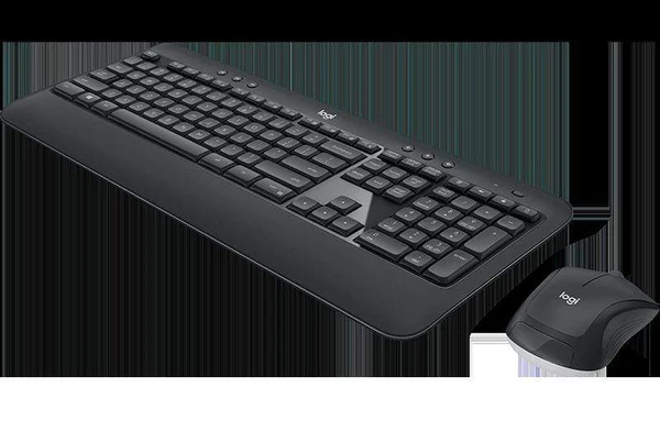 Logitech Wireless Keyboard and mouse Combo MK540 Unifying USB receiver Caps lock indicator light Battery indicator light Familia