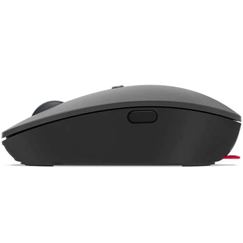 Lenovo Go  USB-C Wireless Mouse | Rechargeable | Programmable botton |USB-C dongle