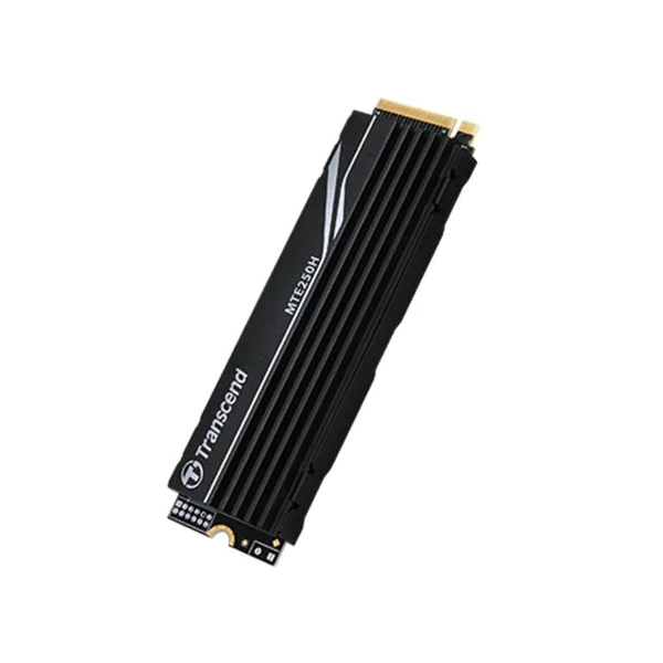 TRANSCEND 4TB MTE250H PCI-E  GEN 4X4 M.2 NVMe 2280 SSD 3D TLC -7200 MB/s Read 6200 MB/s Write -with Heat Sink - 3120TBW
