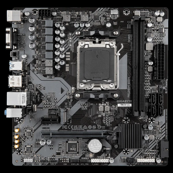 GIGABYTE AMD A620 Chipset for AMD AM5; 2x Dual DDR5; 1x M2; 1x HDMI; DP; VGA