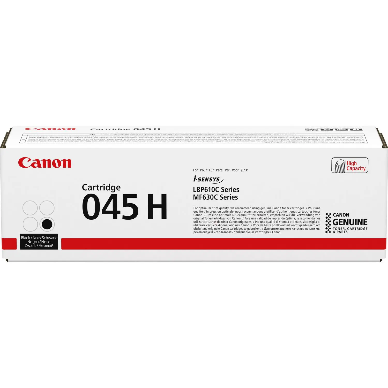 CANON 045H BLACK TONER - approx 2800 pages