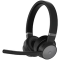 Lenovo Go Wireless ANC Headset|Microsoft Teams Certified|USB + BT Connection| Noice cancellation|Pouch|Flip mic