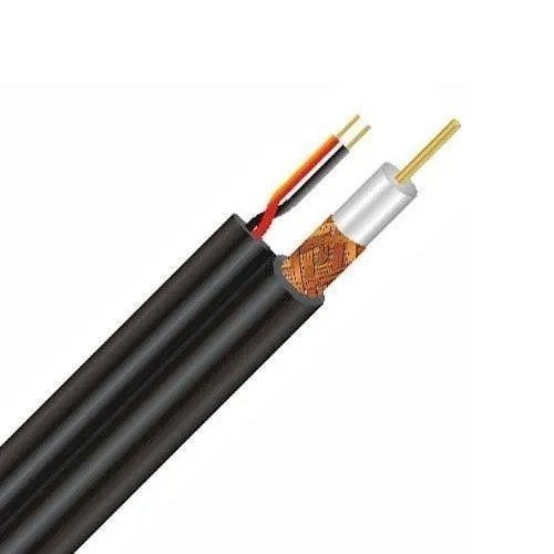 Securnix Siamese Coax cable RG59 + Power Cable 500m Wooden Drum CCA