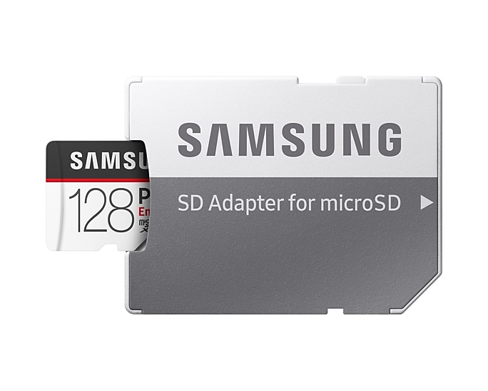 SAMSUNG PRO ENDURANCE 128GB MICRO SD CARD