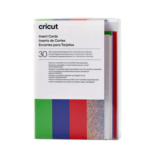 2009471 - Cricut Insert Cards Rainbow R40 (12;1 Cm X 16;8 Cm) 30-Pack