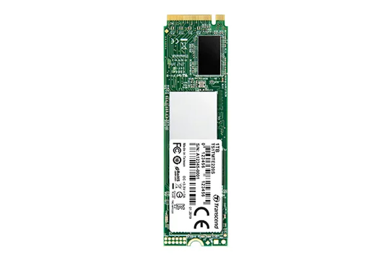 TRANSCEND 256GBMTE220S PCI-E GEN 3x4 NVMe M.2 2280 SSD 3D TLC with DRAM cache - 3300 MB/s Read 1250 MB/s Write - 550 TBW