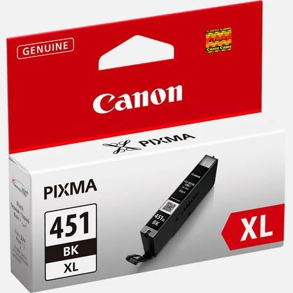 CANON CLI-451XL BLACK CARTRIDGE - 4425 pages @ 5%