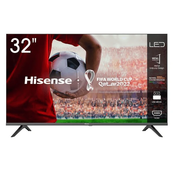 Hisense 32 inch LED Backlit High Definition Ready Digital Tuner TV – Resolution 1366 × 768