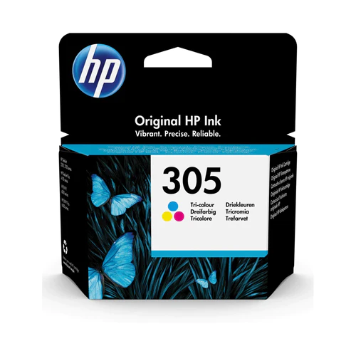 HP 305 Tri-color Original Ink Cartridge;~100 pages