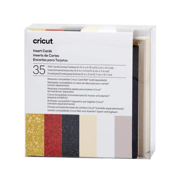 2009474 - Cricut Insert Cards Glitz & Glam S40 (12;1 Cm X 12;1 Cm) 35-Pack