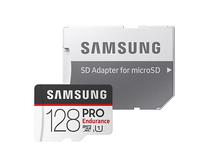 SAMSUNG PRO ENDURANCE 128GB MICRO SD CARD