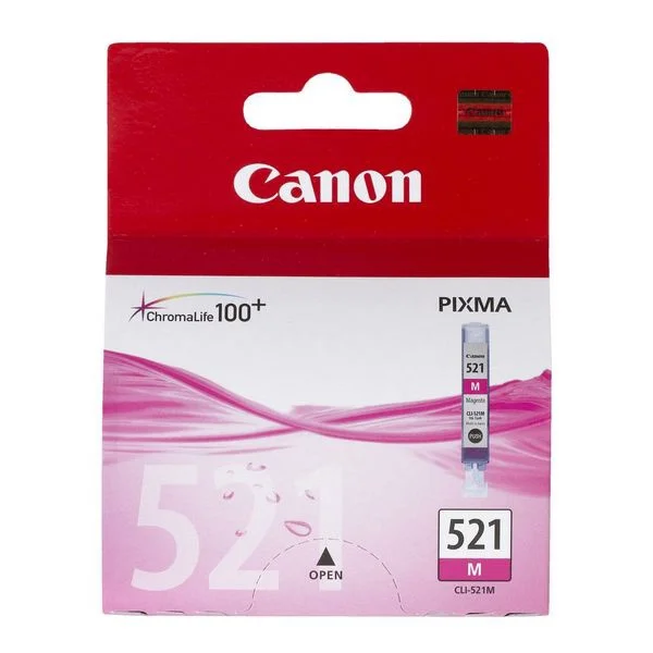 CANON CLI-521M MAGENTA CARTRIDGE - 447 pages @ 5%