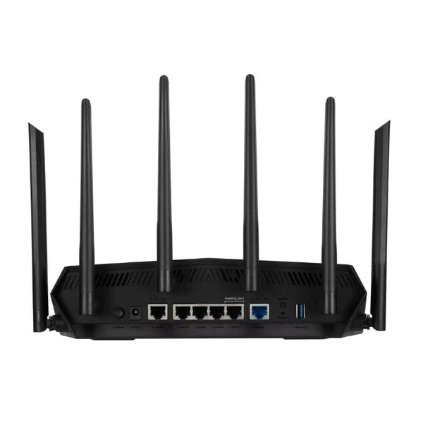 ASUS TUF Gaming AX6000 Dual Band WiFi 6 Router;  WiFi 6 802.11ax; Dual 2.5G Port;Mesh WiFi support; Adaptive QoS; Port Forwardin