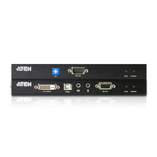 ATEN USB DVI Dual Link Console Extender with Audio/Serial Support up to 60M  -  TAA Compliant/ Audio Cat 5 KVM Extender
