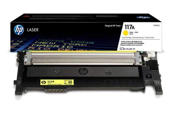 HP # 117A YELLOW LASERJET TONER FOR LASER 150/MFP 178/179 (PAGE YIELD 700)