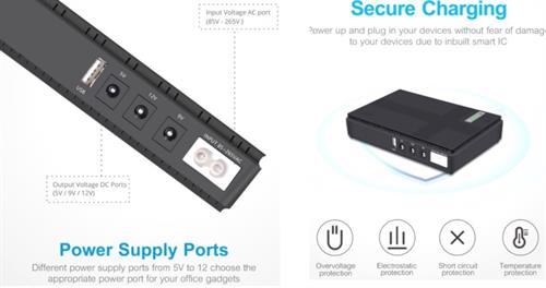 Solarix 10400mAH Micro UPS