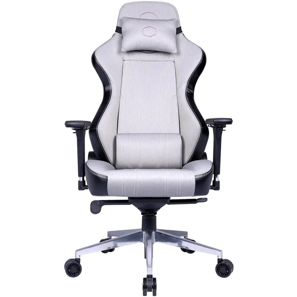 CM Chair Caliber X1C | Grey Fabric; Recline; Height Adjust; Head and Lumbar Pillows; Premium Materials; 