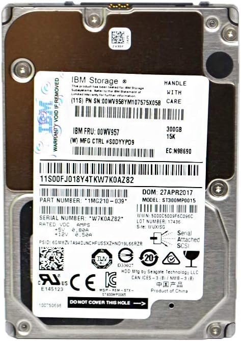 SEAGATE ENTERPRISE PERFORMANCE 15K HDD 2.5'' 300GB SAS 128MB