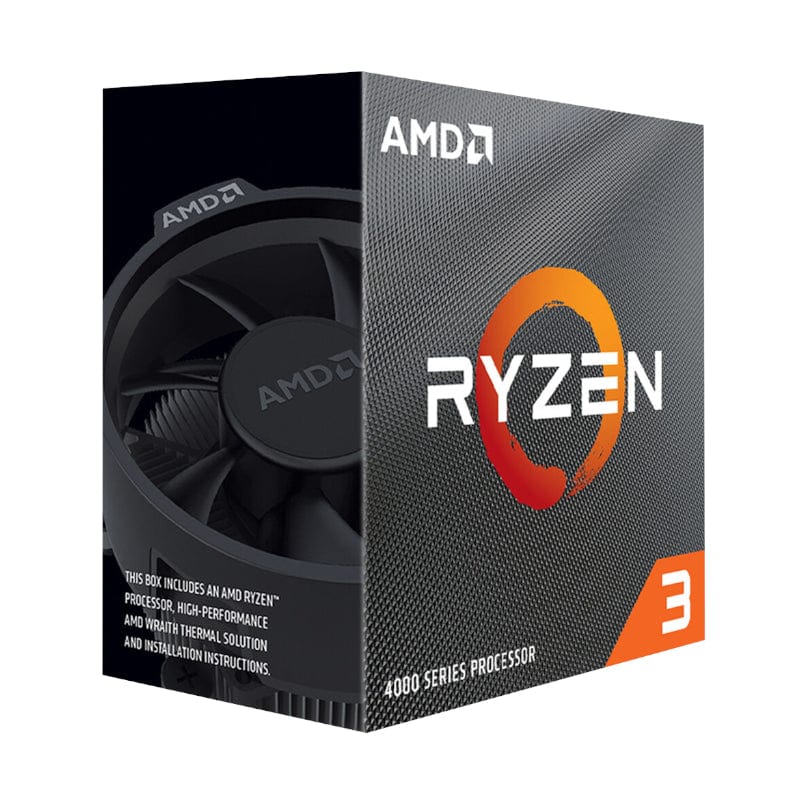 AMD CPU Desktop Ryzen 3 4C/8T 4100 (3.8/4.0GHz Boost;6MB;65W;AM4) BOXED - no Graphics