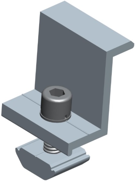 Solarix End Clamp 35mm Solar Panel Mounting