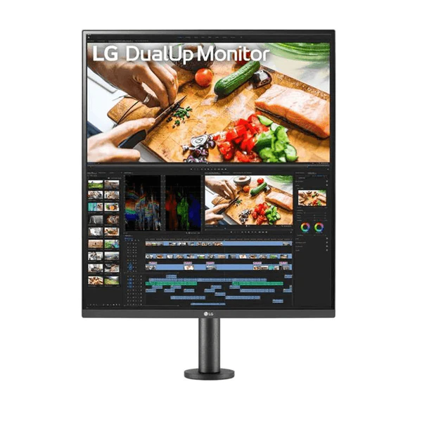LG 28MQ780 28'' SDQHD DualUp Monitor with Ergo Stand; Nano IPS; HDR10; 1x DisplayPort; 1x USB-C; 1x HDMI; Speaker; 100x 100 Wall