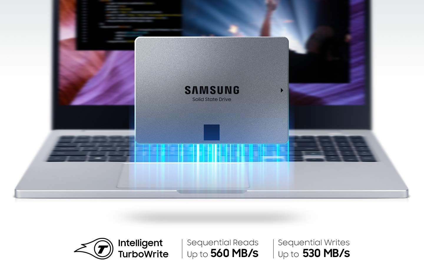 SAMSUNG MZ-77Q1T0BW 1TB 870QVO 2.5'' SSD