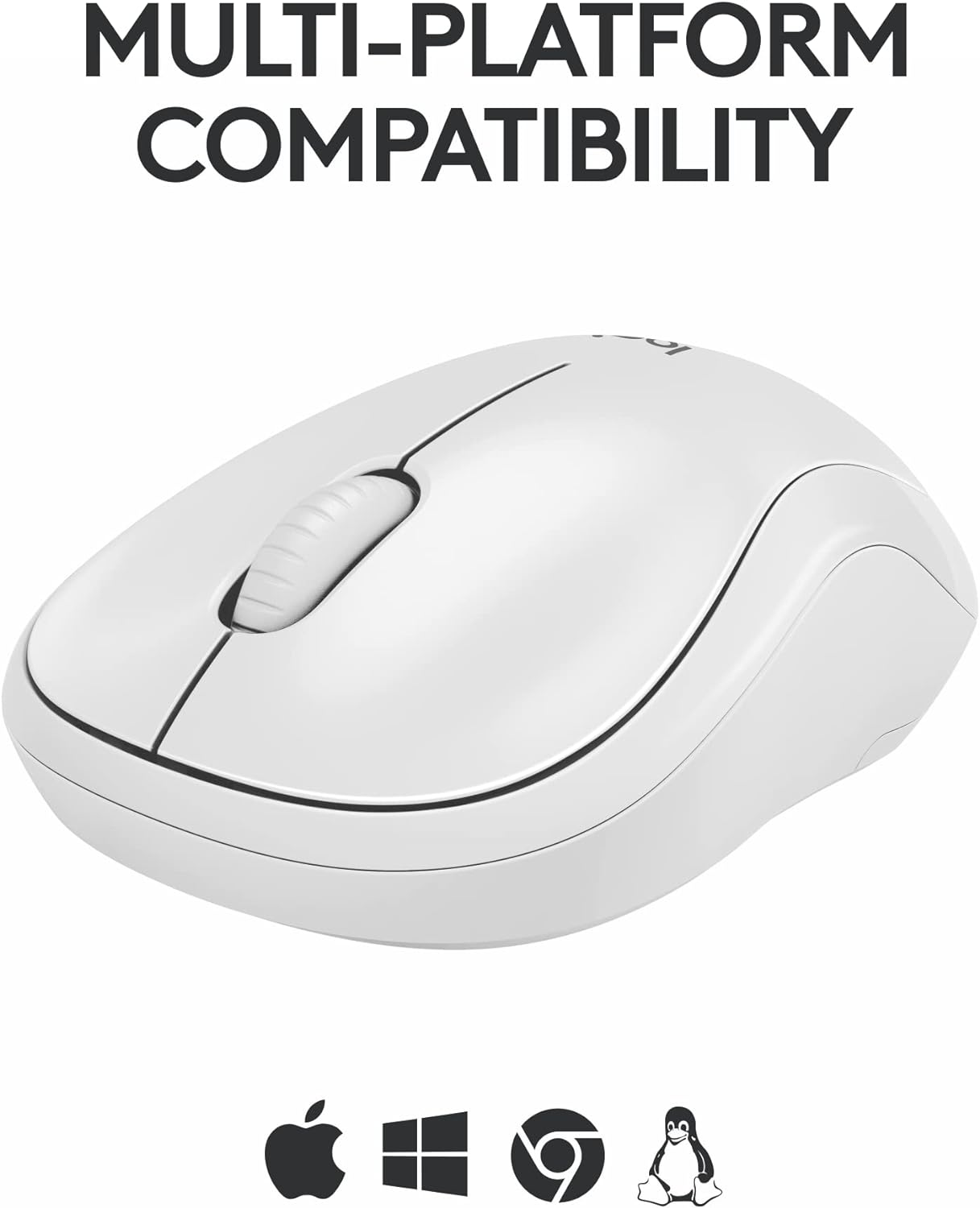 Logitech M240 Silent Bluetooth Mouse - OFF WHITE - 2.4GHZ/BT - N/A - EMEA-808 - RETAIL OFFLINE BOX