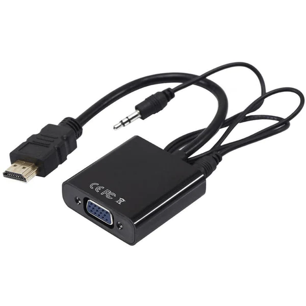 RCT HDMI to VGA Adaptor - BLACK